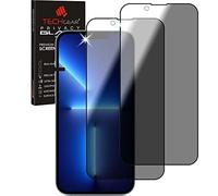 TECHGEAR [2 Pezzi] Vetro Privacy per iPhone 14, iPhone 13 - Privacy 3D Pellicola in Vetro Temperato Anti Spia Copertura Completa [Durezza 9H] [Senza Bolle] Compatibile con iPhone 14, 13 (6,1)