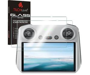 TECHGEAR [2 Pezzi] Vetro Temperato Compatibile con DJI RC/DJI RC 2 Drone Controller DJI Mini 3 PRO - Pellicola Protecttiva in Vetro Temperato [Durezza 9H] [Resistente ai Graffi] [Ultra Chiaro]
