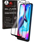 TECHGEAR [2 pezzi] Vetro Temperato Compatibile con Motorola Moto G50, 3D Copertura Completa Pellicola Vetro, [Senza Bolle] [Durezza 9H] [Ultra Chiaro] [Anti-graffio] [Schermo Completo]