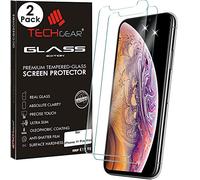 TECHGEAR [2 Pezzi Vetro Temperato per iPhone 11 PRO Max - Autentica Pellicola Protecttiva in Vetro Temperato Salvaschermo [Bordo 2.5D] [Durezza 9H] [Resistente ai Graffi] [Ultra Chiaro][Senza Bolle]