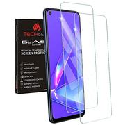 TECHGEAR [2 Pezzi] Vetro Temperato per Oppo A72 / A52 / A92 - Pellicola Protecttiva in Vetro Temperato Salvaschermo [Bordo 2.5D] [Durezza 9H] [Resistente ai Graffi] [Ultra Chiaro][Senza Bolle]
