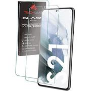 TECHGEAR [2 Pezzi] Vetro Temperato per Samsung Galaxy S21 / S21 5G, 3D Copertura Completa Pellicola Vetro [Funzion con Impronte Digitali] [Senza Bolle] [Durezza 9H] [Ultra Chiaro] [Anti-graffio]
