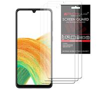 TECHGEAR 3 pellicole protettive per schermo compatibili con Samsung Galaxy A34 5G, trasparenti per schermo LCD