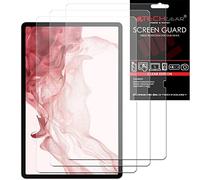 TECHGEAR [3 Pezzi Galaxy Tab S8 Plus 12.4" Proteggi Schermo (SM-X810 / SM-X816) - Pellicole Protettive [Ultra Chiaro] [Senza Bolle] Designata per Samsung Galaxy Tab S8 Plus 12.4"