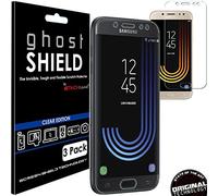 TECHGEAR [3 pezzi Pellicola Protettiva Compatibile con Samsung Galaxy J5 2017 [Edizione ghostSHIELD] Proteggi Schermo Rainforzata Flessibile TPU Pellicola per Schermo Intero incluso Schermo Curvo