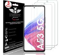 TECHGEAR [3 Pezzi] Pellicola Protettiva per Samsung A53 5G [Screen Angel] Alta Definizione Pellicola [Senza Bolle] [Facile da Applicare] Trasparente TPU Silicone Pellicola Copre Schermo Intero