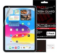 TECHGEAR [3 Pezzi Proteggi Schermo iPad 11 (A16) 2025 / iPad 10 2022 - Pellicola Protettiva [Ultra Chiaro] [Senza Bolle] Designata per iPad 10 (10,9) iPad 11 (11,0)