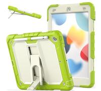 TECHGEAR ArmourSHIELD Custodia per Apple iPad 10.2" 2021/2020/2019 [9a/8a/7a generazione] Custodia antiurto PESANTE per tutto il corpo con supporto pieghevole, protezione per lo schermo e portapenne,