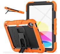 TECHGEAR ArmourSHIELD - Custodia per Apple iPad di 11a e 10a generazione, iPad (A16) 11" 2025/11" 2022, resistente agli urti, supporto pieghevole, protezione schermo, portapenne, scuola per bambini,