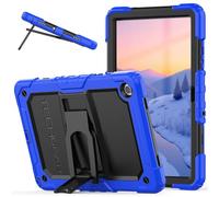 TECHGEAR ArmourSHIELD - Custodia per Samsung Galaxy Tab A9 Plus 11" 2023 (SM-X210 / SM-X215), custodia integrale resistente agli urti e robusta, con supporto pieghevole e pellicola protettiva, blu