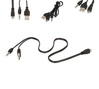 TECHGEAR Cavo 2in1 - Micro USB a USB e 3,5 mm Aux Standard Audio Jack Connection Cable - Compatibile con molti speakers, Mp3 lettori, Mp4 lettori ecc
