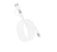 TECHGEAR Cavo di ricarica magnetico 2 in 1 da 100 W USB A/C a USB C, ricarica rapida, cavo a spirale da 5 A, compatibile con MacBook Pro/Air, iPad Air/Pro 2024, iPhone 16, Galaxy S25 Ultra, Pixel 9