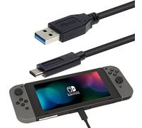 TECHGEAR Cavo di Ricarica USB Extra Lungo 2 Metri per Nintendo Switch OLED/Lite, Samsung S21 FE, S22 Ultra/Plus, S10/Note 10 Lite, A21s, A22 A53 A72 5G, S21, S20 S9 Note 20, Huawei P40