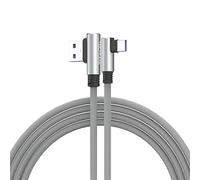 TECHGEAR Cavo USB C, [1.5M] Cavo USB C ad angolo retto a 90 gradi si adatta a Huawei P40 Pro/Lite P30, P30 Pro/Lite, P20, P20 Pro, P10 Plus, P9, Mate 20 Pro, Honor 90, ecc