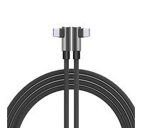 TECHGEAR Cavo USB C a USB C, 3M Tipo C 90 Gradi Sincronizzazione e Cavo di Ricarica Rapida Compatibile con Samsung S23 S22 A14 A53 5G, Xiaomi 13 12 Oppo Reno 8 OnePlus 11 Pixel 7 Moto G13 ecc