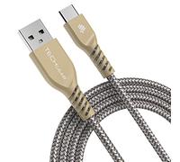 Techgear - Cavo USB-C intrecciato per iPad Pro11 2018 [ORO] oro Oro 2m / 6.5ft