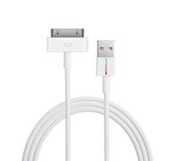 Techgear - Cavo USB extralungo per la ricarica e la sincronizzazione dati, per Apple iPad/iPad 2/iPad 3, lunghezza 3 m, colore: Bianco