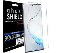 TECHGEAR - Confezione da 2 pellicole Proteggi Schermo per Samsung Galaxy Note 10, Edizione ghostSHIELD, Pellicola Protettiva in TPU Rinforzata [Copertura Completa dello Schermo]