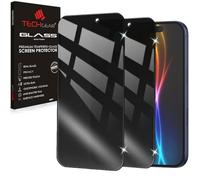 TECHGEAR Confezione da 2 pellicole protettive anti-spia in vetro temperato per iPhone 17 e iPhone 17 Pro (2025), copertura completa 3D, filtro anti-peeping, compatibile con Face ID