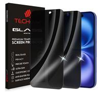 TECHGEAR [Confezione da 2 pellicole protettive anti spia per iPhone 16 - Filtro privacy 3D GLASS Edition in vetro temperato originale protezione completa dello schermo compatibile con iPhone 16 da 6,1
