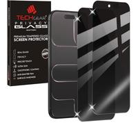 TECHGEAR Confezione da 2 pellicole protettive in vetro anti-spia, per iPhone 17 Air (2025), in vetro temperato, anti-sbirciamento, compatibili con touch e Face ID