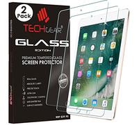 TECHGEAR [Confezione da 2] Vetro Temperato Compatibile con iPad 9.7" (2018/2017) - Autentica Pellicola protecttiva in Vetro Temperato Salvaschermo per Il Nuovo iPad 9.7" Pollici 2018/2018