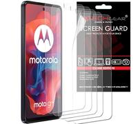 TECHGEAR [Confezione da 5] Pellicole proteggi schermo compatibili con Motorola Moto G04, Moto E14, Moto G24 e Moto G04s, trasparenti