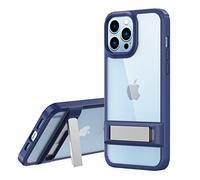TECHGEAR Cover con Cavalletto Compatibile con iPhone 14 Plus [Fusion Armor] Cover Paraurti Ibrido Protettiva Resistente Protezione per lo Schermo con Cornice Cover per iPhone 14 Plus 6.7"