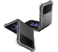 TECHGEAR Cover Galaxy Z Flip 4, Custodia Sottile e Leggera [Protegge Fotocamere] Cover Resistente Morbido TPU Assorbimento degli Urti, Cover Trasparente per Samsung Galaxy Z Flip 4