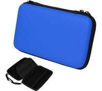 TECHGEAR Custodia Compatibile con Nintendo 2DS XL - Custodia Protettiva da viaggio Cover Rigida e Spaziosa Realizzata per 2DS XL + Giochi + Accessori [Blu]