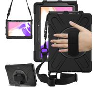 Techgear Custodia Compatibile con Samsung Galaxy Tab Active 4 Pro/Active Pro 10.1" (SM-T540 T545 T630 T637) - Cover in Silicone Resistente con 360 Supporto Rotante e Tracolla Cover Protettiva