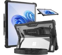 TECHGEAR Custodia DuraTUFF compatibile con Microsoft Surface Pro 13 / Pro 11 / Pro 10 / Pro 9 [Tastiera compatibile] Robusta antiurto con cinghia da polso, tracolla, supporto e portapenne