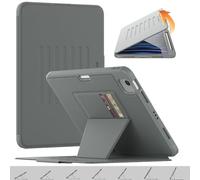 TECHGEAR Custodia Enduro per Apple iPad Air 10.9" 4a/5a generazione (2022/2020) iPad Pro 11" 4a/3a Custodia a vibrazione magnetica resistente e resistente [Sonno/Risveglio] Cover anticaduta [Support