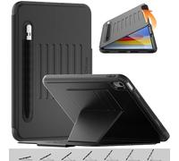 TECHGEAR Custodia enduro per iPad 11" A16 (11a generazione 2025) e 11" (10a generazione 2022), robusta custodia magnetica intelligente con funzione di accensione/spegnimento automatico, supporto