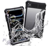 TECHGEAR Custodia impermeabile per Apple iPad Pro 11" (M5 2025 e M4 2024) [Custodia Poseidon] robusta custodia antiurto, protezione schermo integrata, supporto e tracolla, classificazione IP68 per