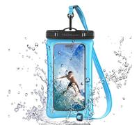 TECHGEAR Custodia impermeabile per telefono, custodia galleggiante IPX8 per nuoto, borsa impermeabile per telefono con cordino compatibile per iPhone 16e 16 15 14 13, Samsung Galaxy S25 S24 S23 S22+