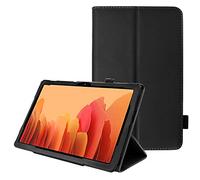 TECHGEAR Custodia in Pelle per Samsung Galaxy Tab A7 10.4 2022/2020 (SM-T500 T503 T505 T509) - Custodia Protettiva di Alta Qualità in PU Pelle con Supporto e Cinturino a Mano