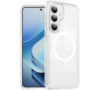 TECHGEAR Custodia magnetica trasparente per Samsung Galaxy S26 MagSafe Compatibile Antiurto Hybrid Phone Case Hard Clear Back Soft TPU Bumper Slim Trasparente Copertura Protettiva