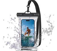 TECHGEAR Custodia per Cellulari Impermeabile e Galleggiante, Cover Impermeabile IPX8 per Smartphone con Cordino per iPhone 14 13 12 11 Samsung Galaxy S23 S22+ S21 Ultra e Altri Telefoni Fino a 7"