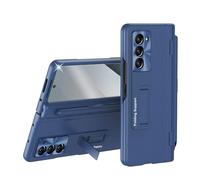 TECHGEAR Custodia protettiva per Galaxy Z Fold 6, sottile, resistente, con cerniera, porta S-Pen e pennino, pellicola salvaschermo in vetro integrata e cavalletto per Samsung Galaxy Z Fold 6 5G,