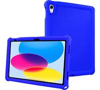 TECHGEAR Custodia Protettiva Progettata per iPad 10 Generazione 2022 10,9", Cover Antiscivolo in Silicone Morbido e Resistente agli Urti con Pellicola Protettiva, Cover iPad 10 Idiale per Bambini