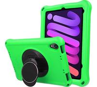 TECHGEAR Custodia Protettiva Progettata per iPad Mini 6, iPad Mini 8.3" 2021, Cover Antiscivolo in Silicone Morbido e Resistente agli Urti con Pellicola Protettiva, Idiale per Bambini [Verde]