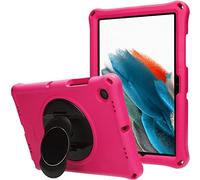 TECHGEAR Custodia Protettiva Progettata per Samsung Galaxy Tab A8 10.5" 2022 (SM-X200 / X205), Cover in Silicone Morbido e Resistente agli Urti con Pellicola Protettiva, Idiale per Bambini [Rosa]