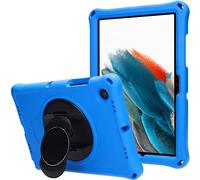 TECHGEAR Custodia Protettiva Progettata per Samsung Galaxy Tab A8 10.5" 2022 (SM-X200 / X205), Cover in Silicone Morbido e Resistente agli Urti con Pellicola Protettiva, Idiale per Bambini [Blu]
