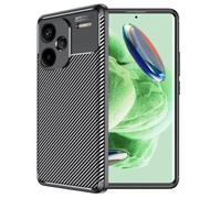 TECHGEAR Custodia RedMi Note 13 Pro Plus 5G in fibra di carbonio [Custodia CarbonFlex Custodia protettiva flessibile, antiurto, sottile e morbida in TPU con dettagli in fibra di carbonio progettata pe