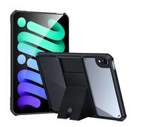 TECHGEAR Custodia rigida per Apple iPad Mini 6 (Mini 6a generazione) Premium Slim Hybrid robusta custodia protettiva antiurto con supporto, protezione resistente con retro trasparente