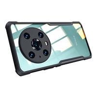 TECHGEAR Custodia Rigida per Honor Magic 4 Pro 5G [Fusion Armour] - Custodia Protettiva Robusta Resistente con Retro Trasparente Progettato per Honor Magic 4 Pro 5G - Nero