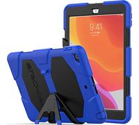 TECHGEAR Custodia Robusta Compatibile con iPad 10.2" (9/8 / 7 Generazione, 2021/2020/2019) Resistente agli Urti e all'impatto - Cover con Supporto per i Bambini, Lavoro e Scuola [Blu]