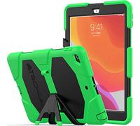 TECHGEAR Custodia Robusta Compatibile con iPad 10.2" (9/8 / 7 Generazione, 2021/2020/2019) Resistente agli Urti e all'impatto - Cover con Supporto per i Bambini, Lavoro e Scuola [Verde]