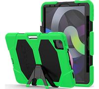 TECHGEAR Custodia Robusta Compatibile con iPad Air 5, iPad Air 4 10.9 Pollici (5/4 Generazione) Resistente agli Urti e all'impatto - Cover con Supporto per i Bambini, Lavoro e Scuola [Verde]